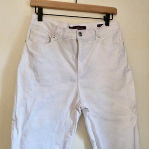 *Last chance* High waist white mom jeans